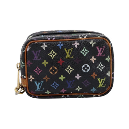 Louis Vuitton Wapity Trousse Monogram Multicolor, Black, Canvas, Clutch