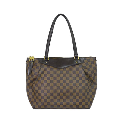 Louis Vuitton Westminster Damier, Brown, Canvas, Tote Bag