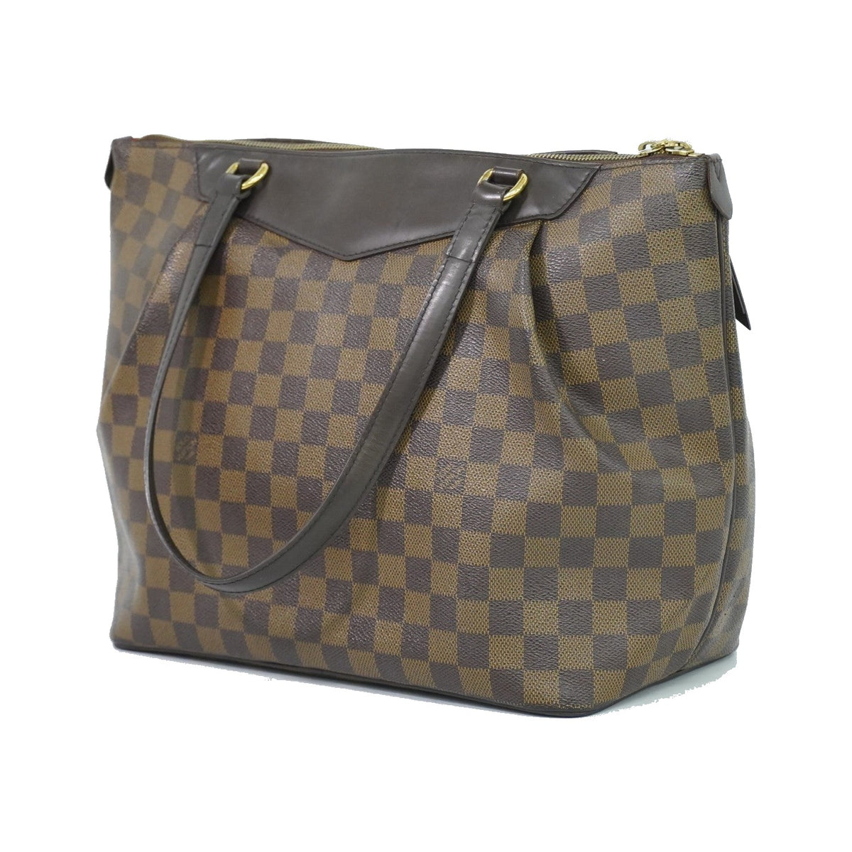 Louis Vuitton Westminster Damier, Brown, Canvas, Tote Bag