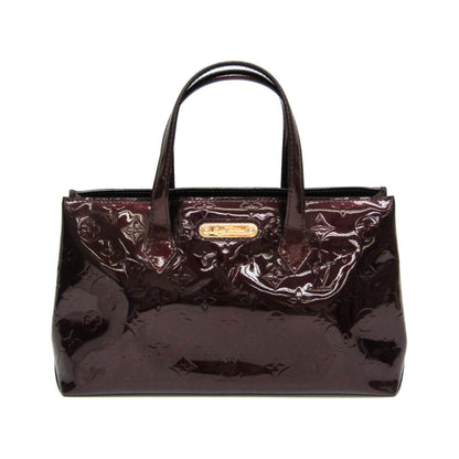 Louis Vuitton Wilshire Monogram Vernis, Burgundy, Patent Leather, Handbag