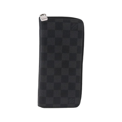 Louis Vuitton Zippy Damier Graphite, Gray, Canvas, Wallet
