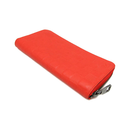 Louis Vuitton Zippy Damier Infini Leather, Red, Leather, Wallet