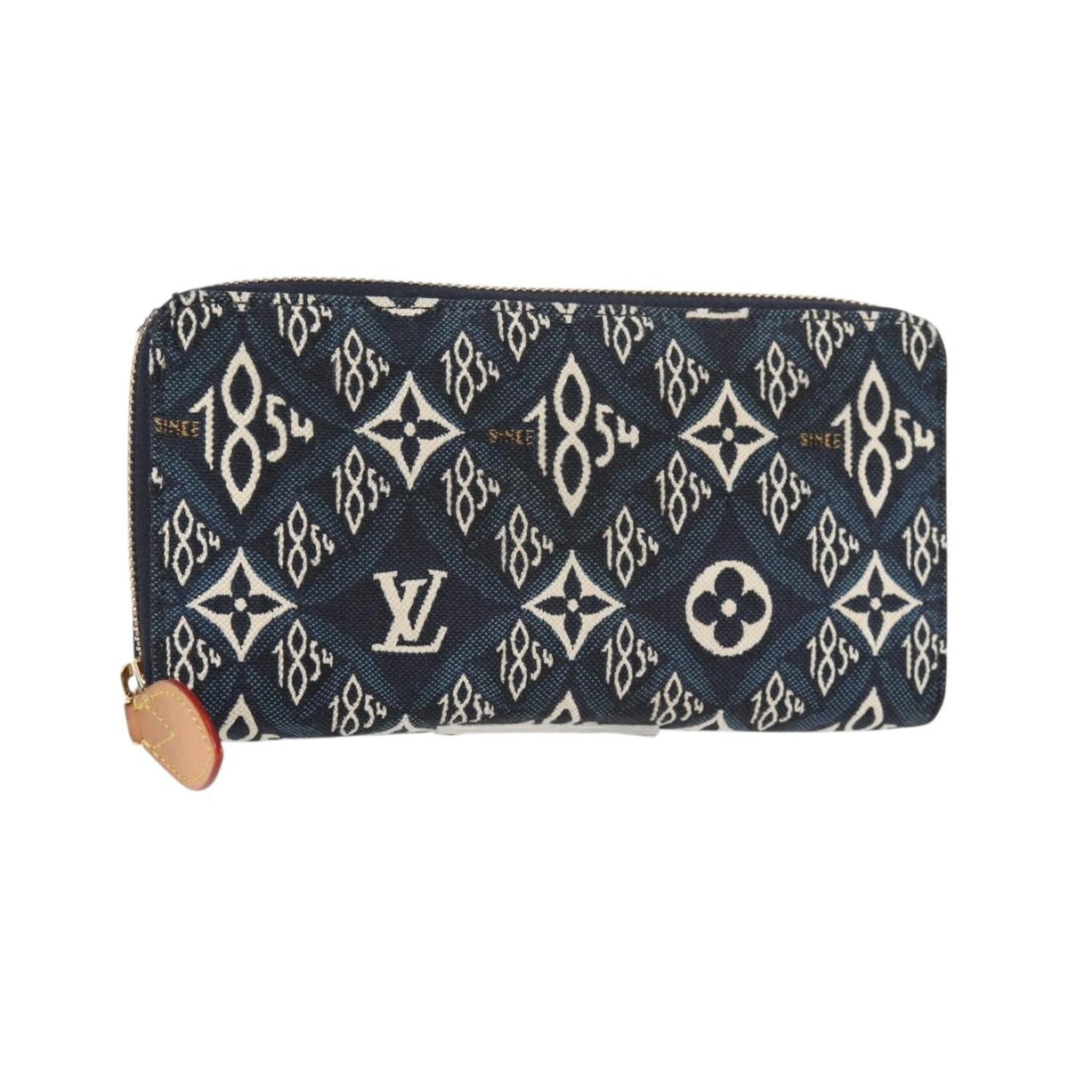 Louis Vuitton Zippy Limited Edition Since 1854 Monogram Jacquard, Blue, Canvas, Wallet
