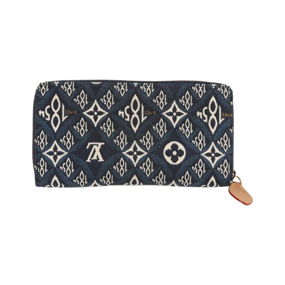 Louis Vuitton Zippy Limited Edition Since 1854 Monogram Jacquard, Blue, Canvas, Wallet