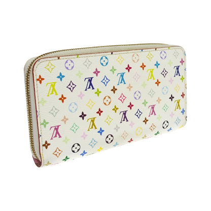 Louis Vuitton Zippy Monogram Multicolor, White, Canvas, Wallet