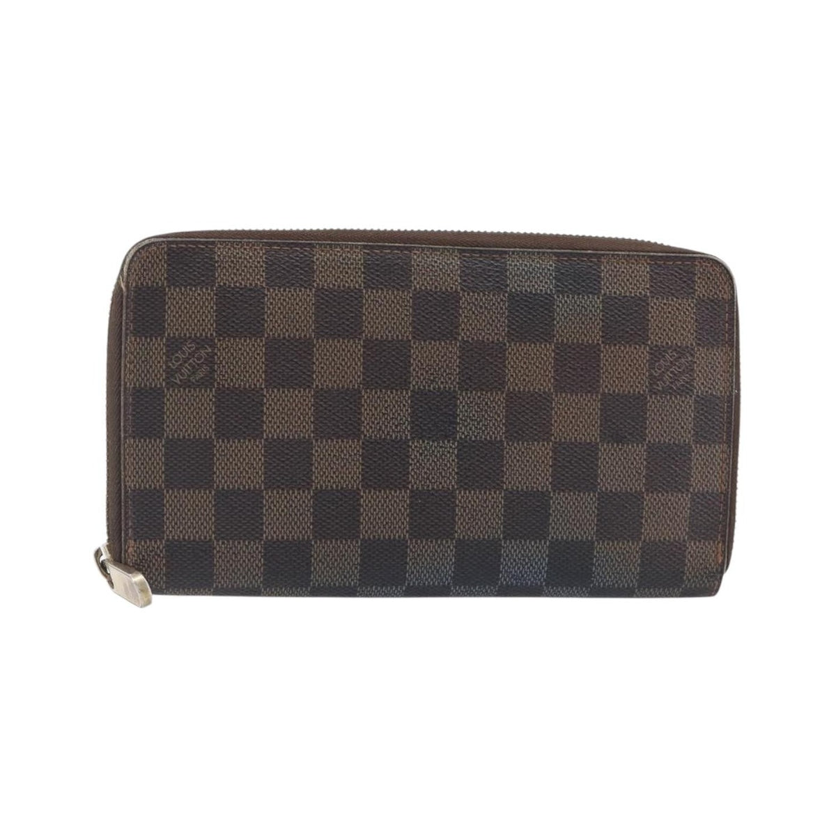 Louis Vuitton Zippy Organizer Damier, Brown, Canvas, Wallet