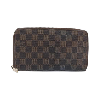Louis Vuitton Zippy Organizer Damier, Brown, Canvas, Wallet