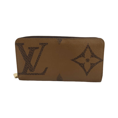 Louis Vuitton Zippy Reverse Monogram Giant, Brown, Leather, Wallet