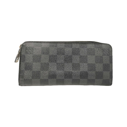 Louis Vuitton Zippy wallet vertical Damier Graphite, Black, Canvas, Wallet