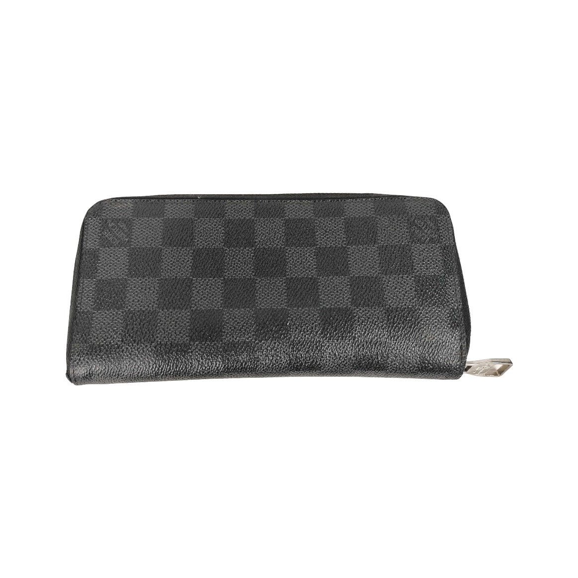 Louis Vuitton Zippy wallet vertical Damier Graphite, Black, Canvas, Wallet