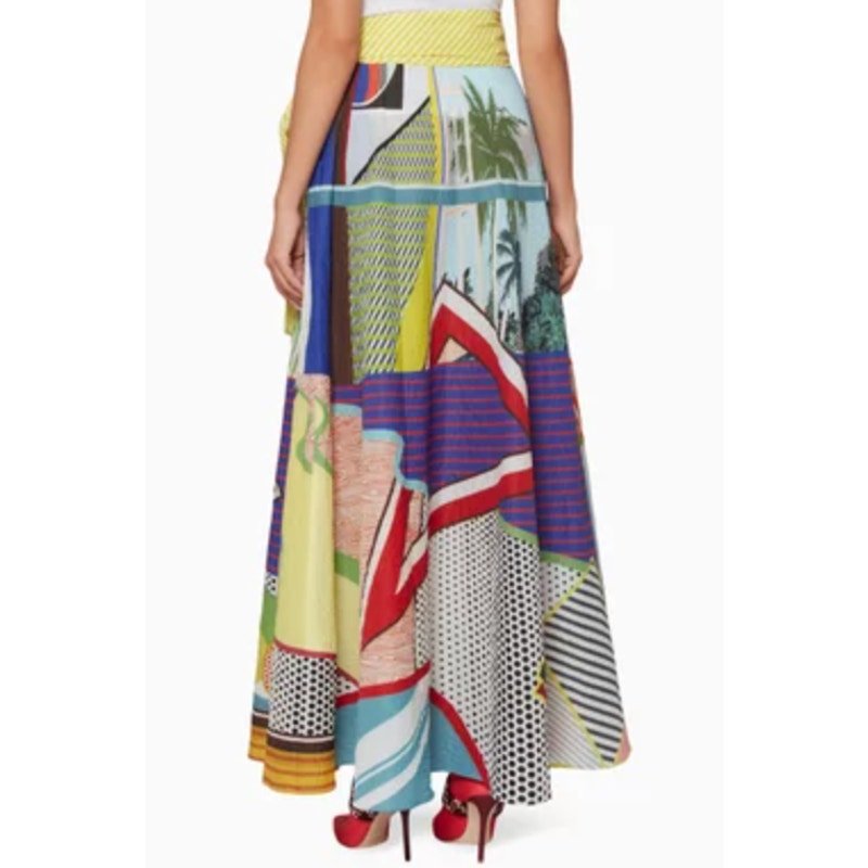 MARY KATRANTZOU Camilla Pop Art Maxi Skirt - Brandsamsara