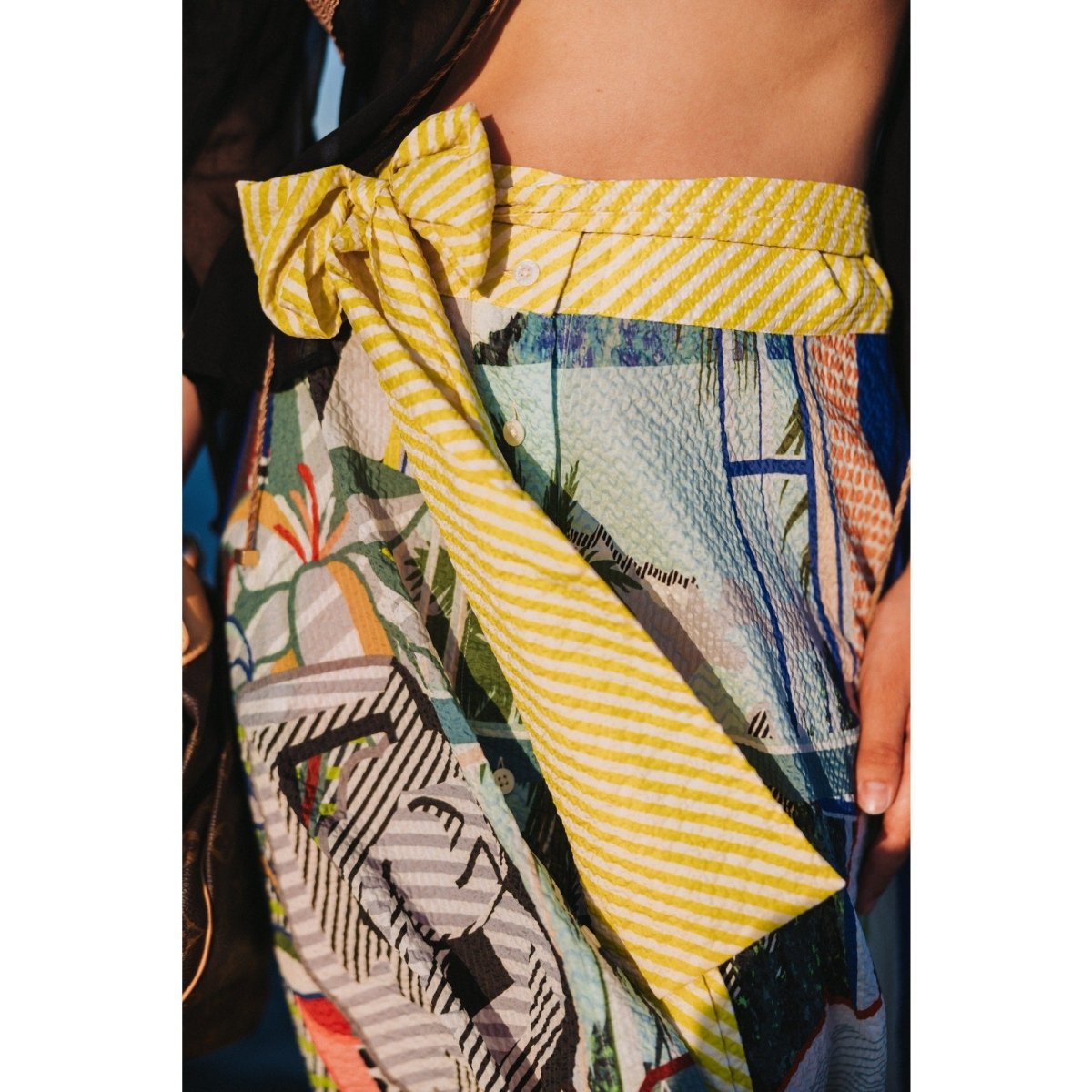 MARY KATRANTZOU Camilla Pop Art Maxi Skirt - Brandsamsara