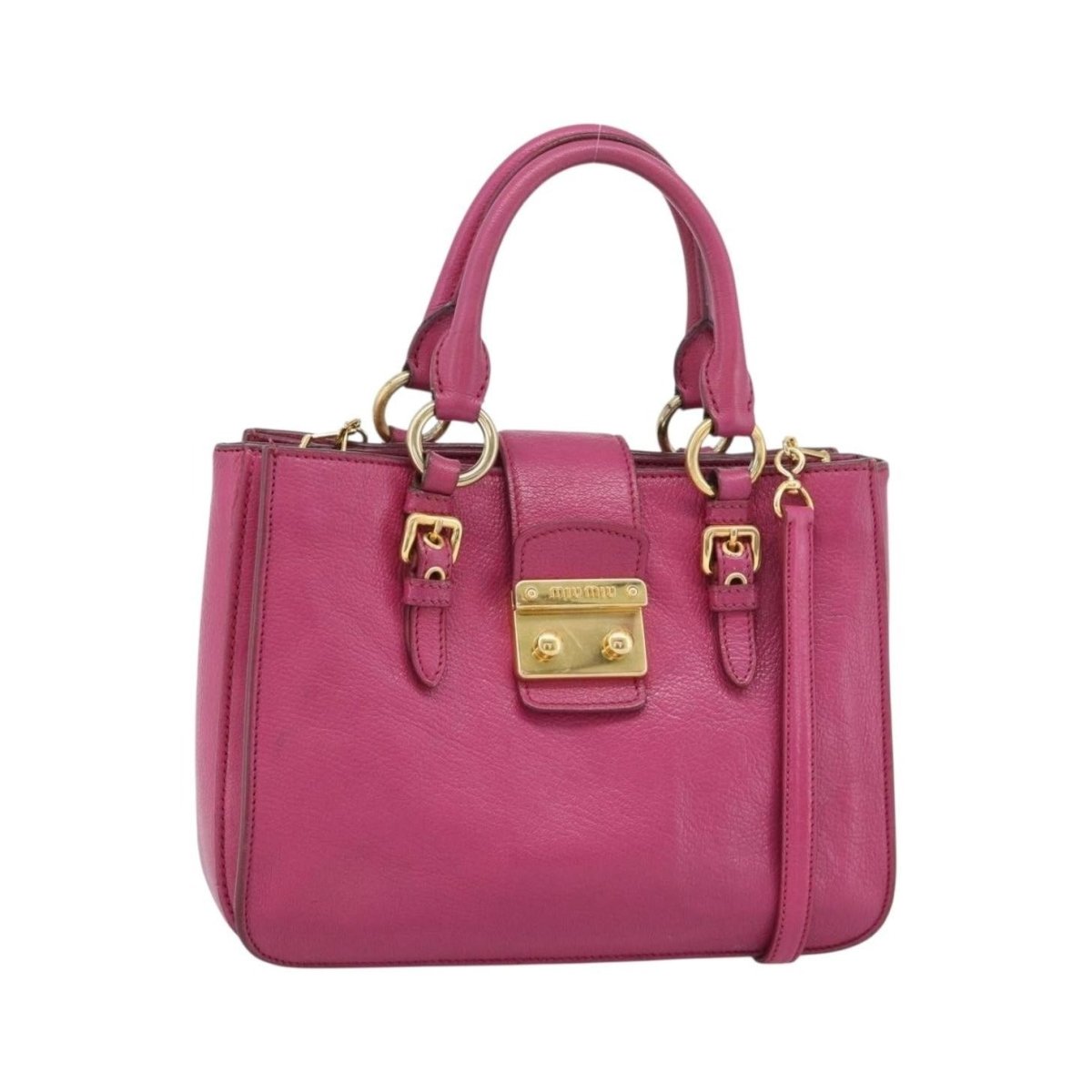Miu Miu Madras Convertible Lock - Brandsamsara