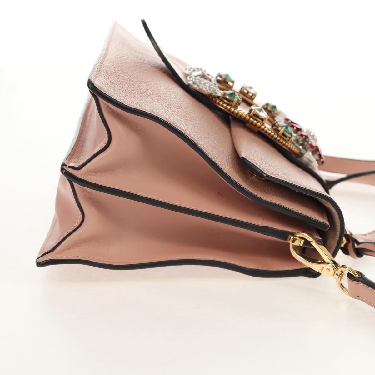 Miu Miu Madras Crystal Buckle Shoulder Bag - Brandsamsara