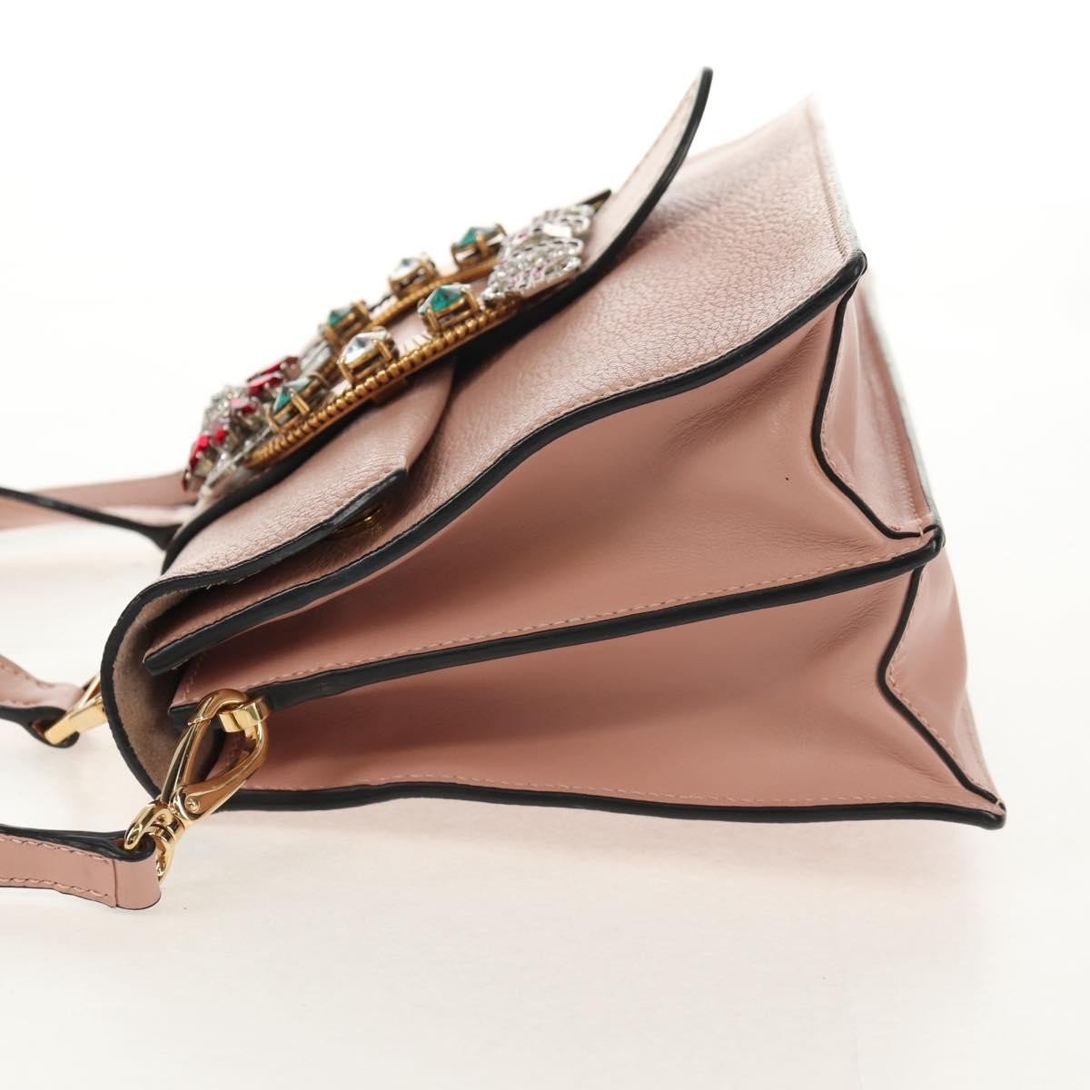 Miu Miu Madras Crystal Buckle Shoulder Bag - Brandsamsara