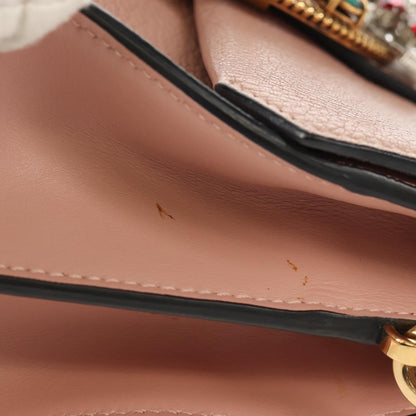 Miu Miu Madras Crystal Buckle Shoulder Bag - Brandsamsara