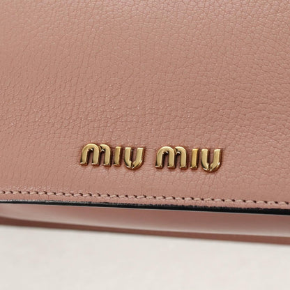 Miu Miu Madras Crystal Buckle Shoulder Bag - Brandsamsara