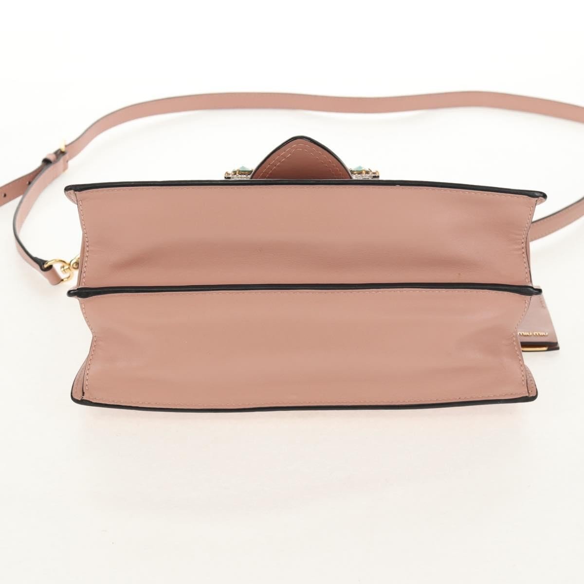 Miu Miu Madras Crystal Buckle Shoulder Bag - Brandsamsara