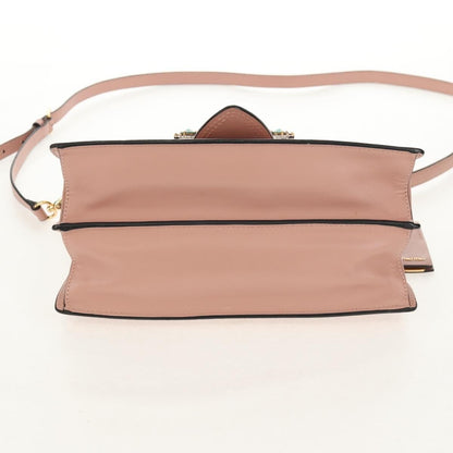 Miu Miu Madras Crystal Buckle Shoulder Bag - Brandsamsara