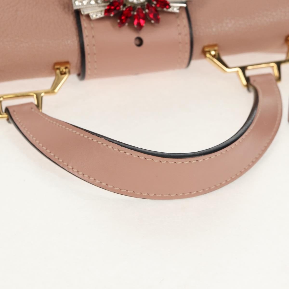 Miu Miu Madras Crystal Buckle Shoulder Bag - Brandsamsara
