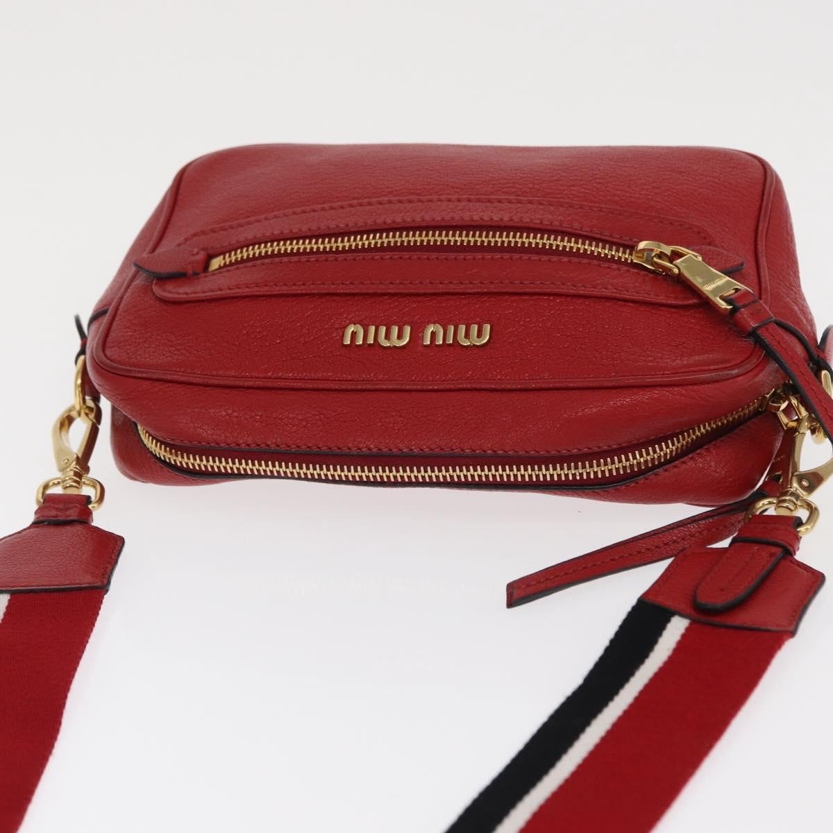 Miu Miu Madras Zip Pocket Crossbody - Brandsamsara