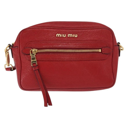 Miu Miu Madras Zip Pocket Crossbody - Brandsamsara