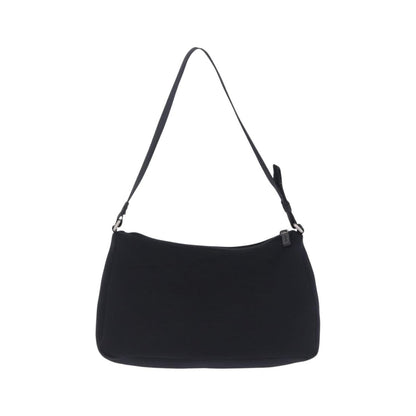 Miu Miu Shoulder Leather, Black, Nylon, Shoulder Bag