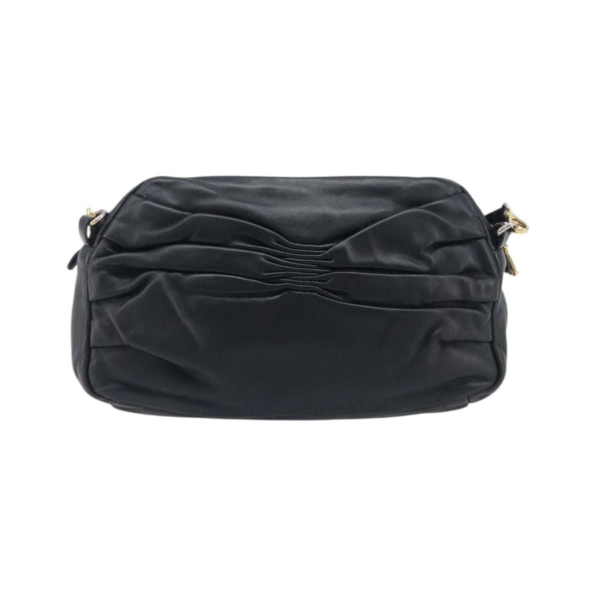 Miu Miu Shoulder Matelasse Leather, Black, Leather, Shoulder Bag