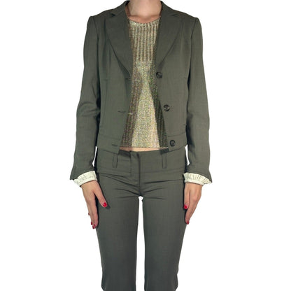 Moschino Stretch Wool 2 PC Suit Set - Brandsamsara