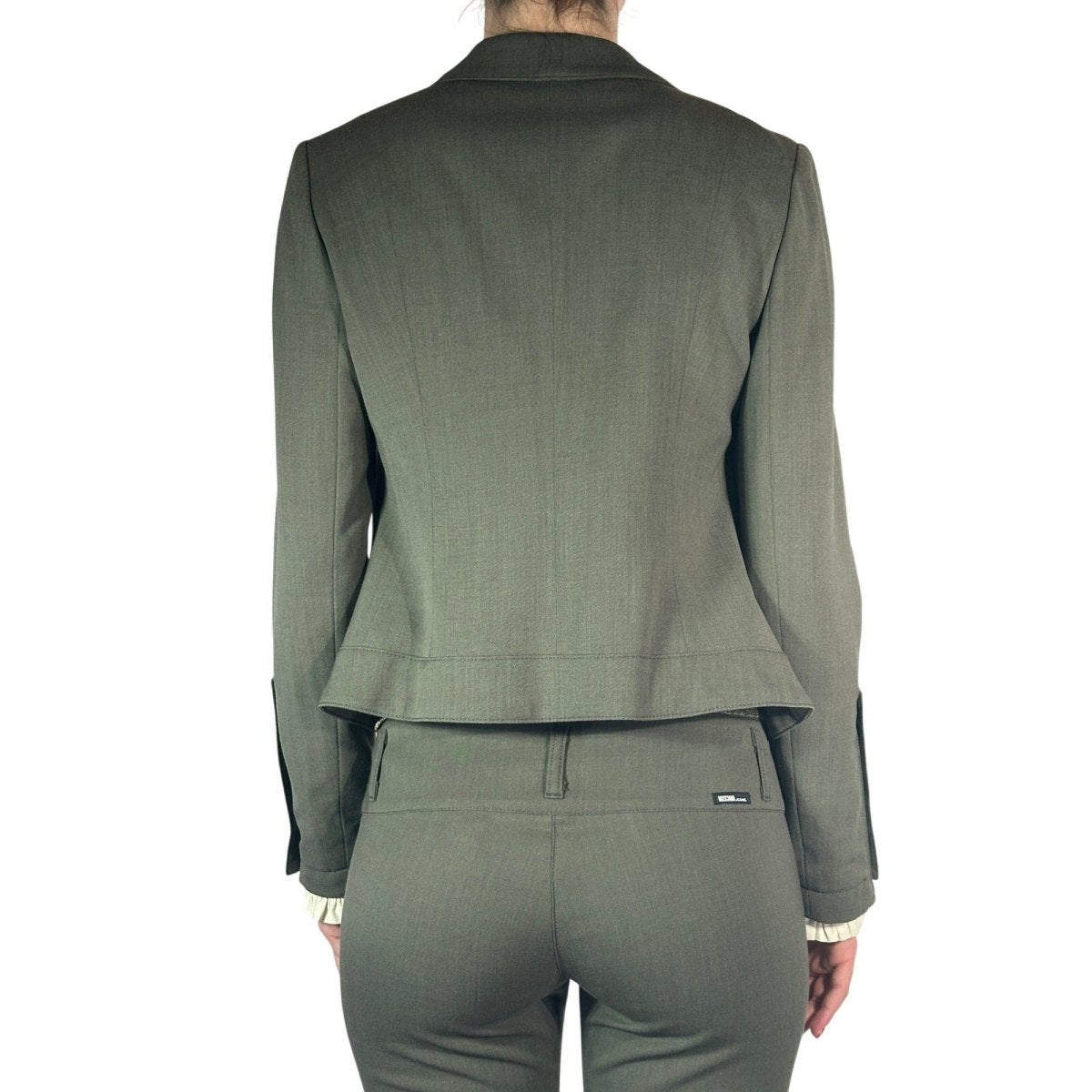 Moschino Stretch Wool 2 PC Suit Set - Brandsamsara