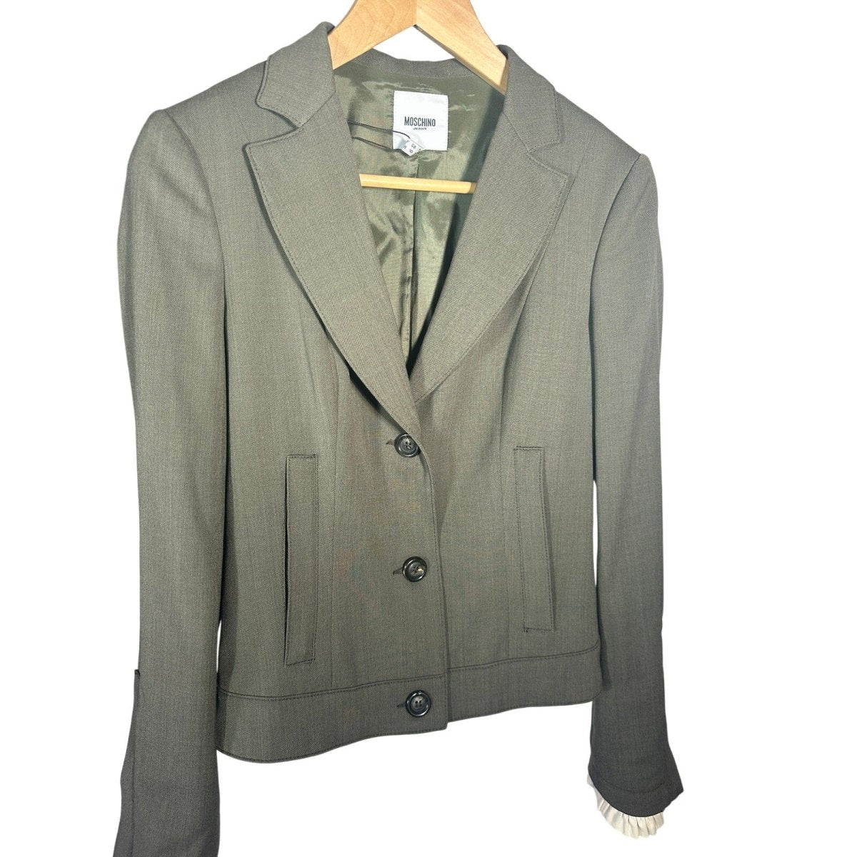 Moschino Stretch Wool 2 PC Suit Set - Brandsamsara