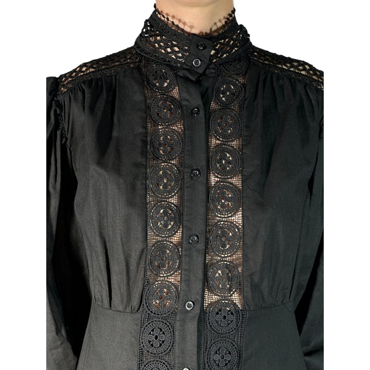 NWT WEILI ZHENG Mockneck Linen Dress - Brandsamsara