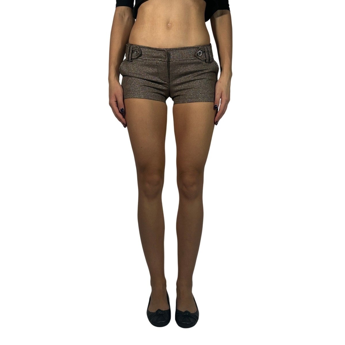 PINKO Wool Blend Shorty Shorts - Brandsamsara