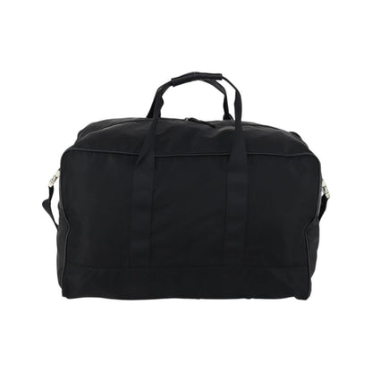 Prada Boston Tessuto, Black, Nylon, Handbag