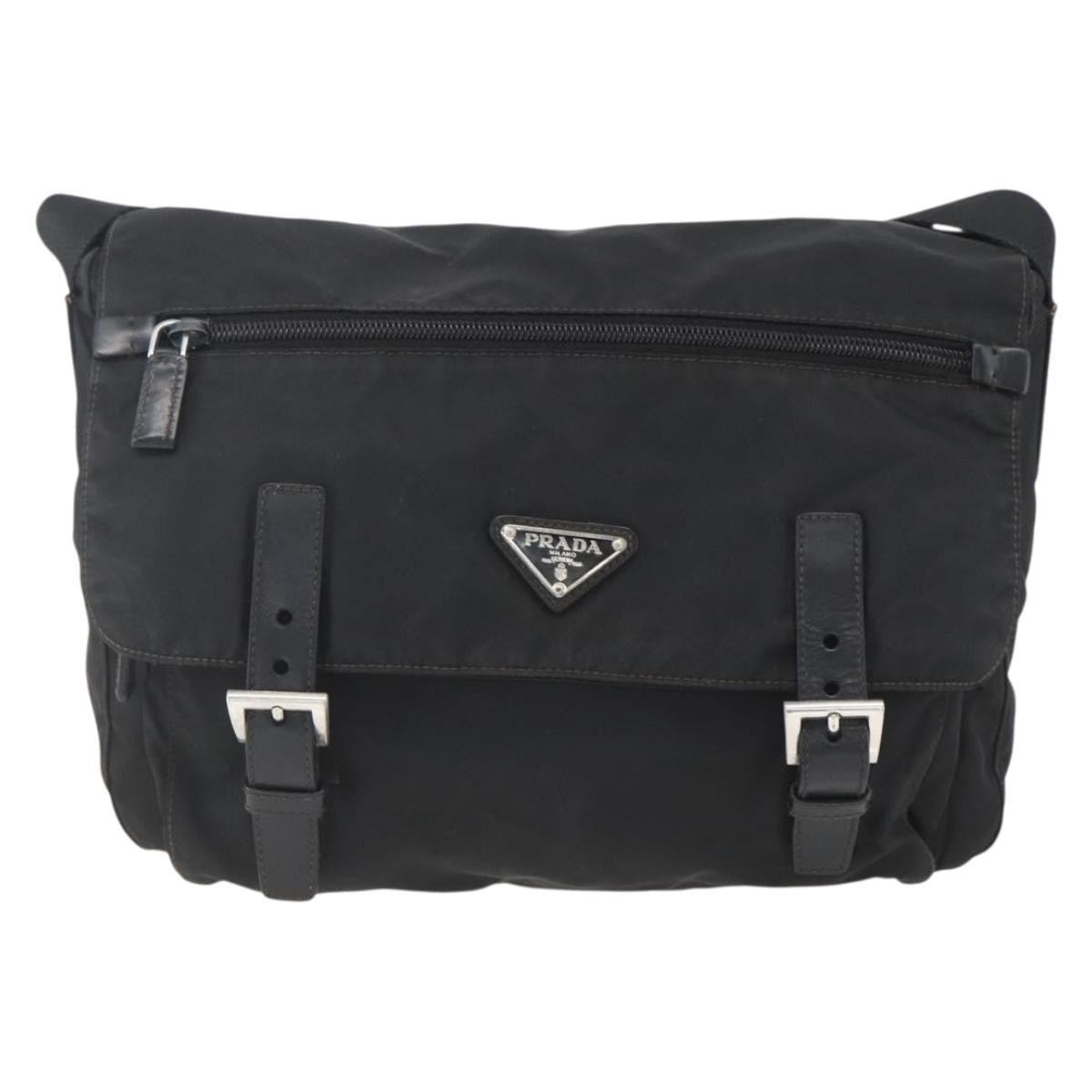 Prada Double Buckle Flap Messenger Bag - Brandsamsara