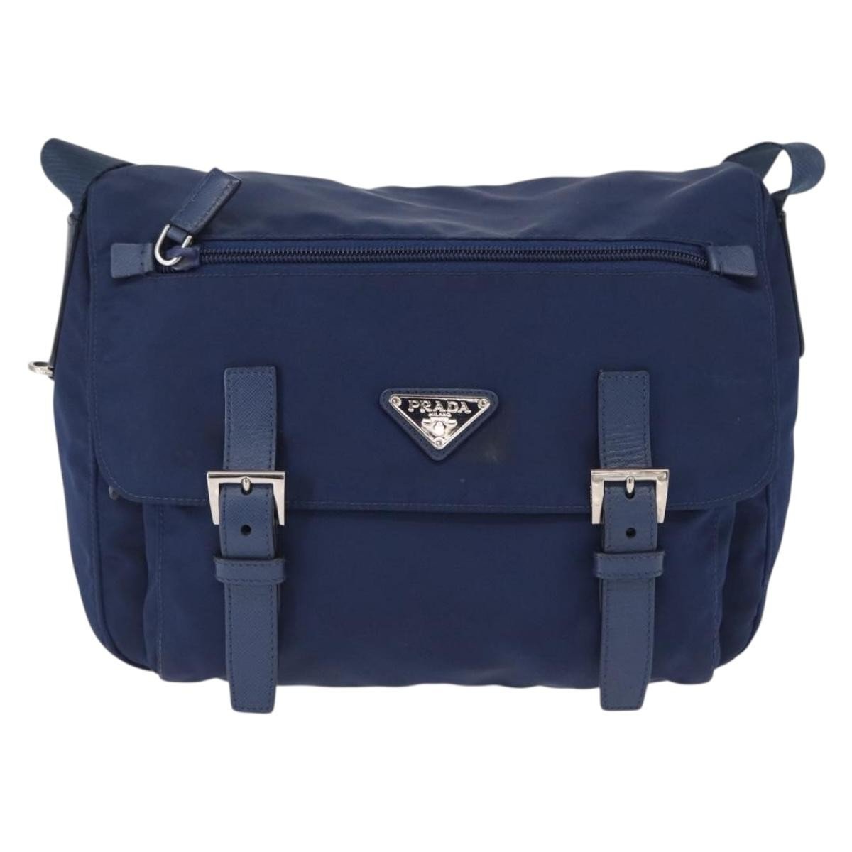 Prada Double Buckle Flap Messenger Bag - Brandsamsara