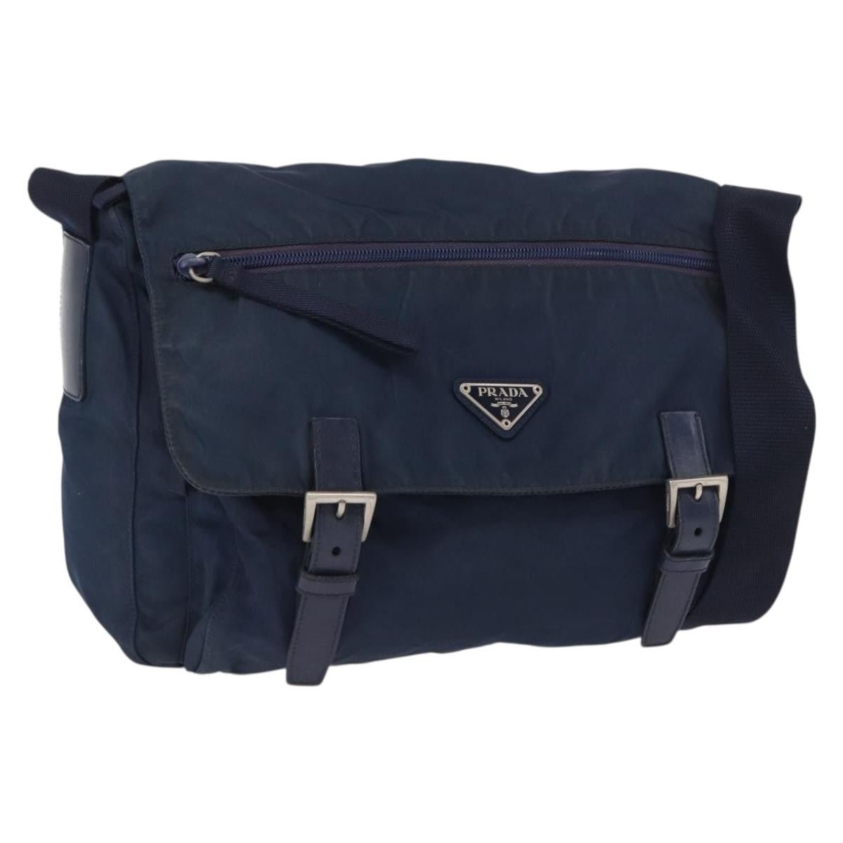 Prada Double Buckle Flap Messenger Bag - Brandsamsara