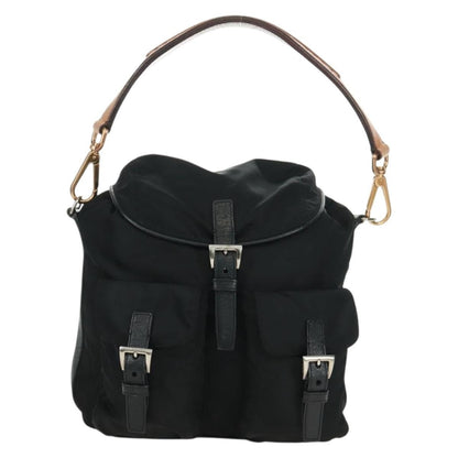 Prada Double Pocket Drawstring Shoulder Bag - Brandsamsara