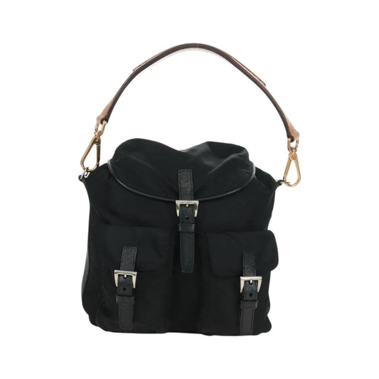 Prada Double Pocket Drawstring Shoulder Bag - Brandsamsara