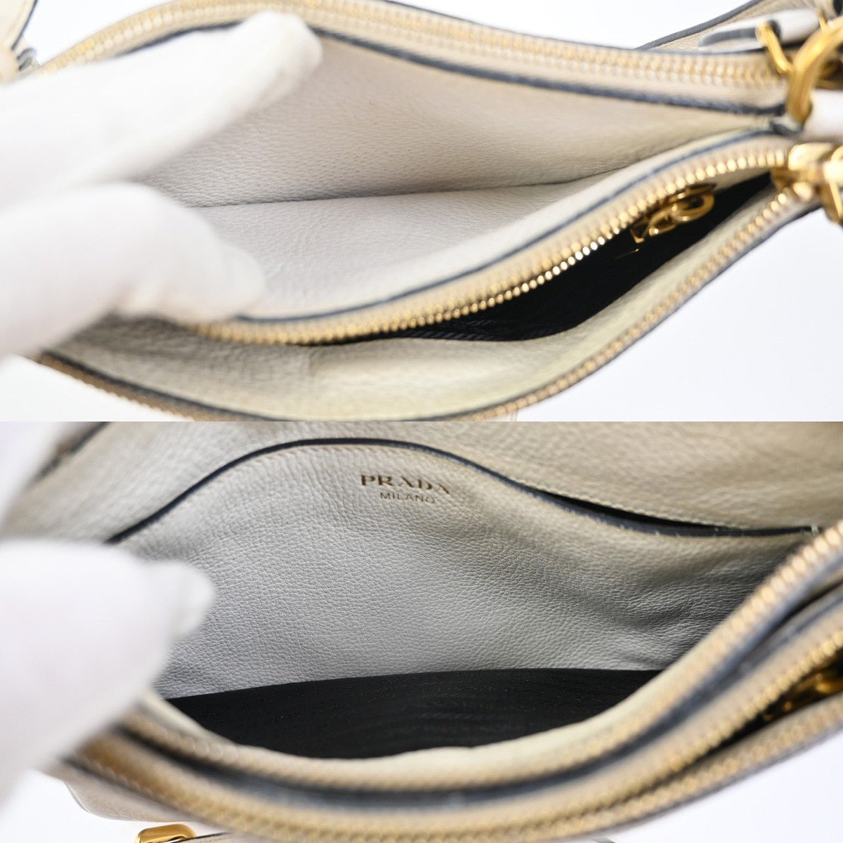 Prada Double Zip Crossbody Bag - Brandsamsara