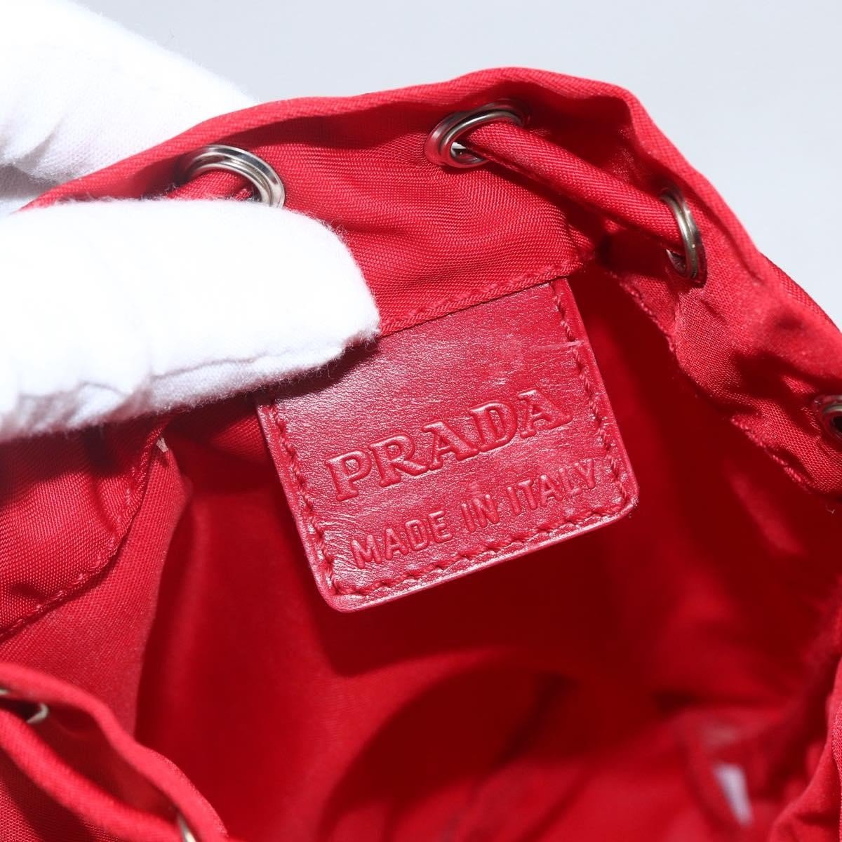 Prada Drawstring Wristlet Bucket Bag - Brandsamsara