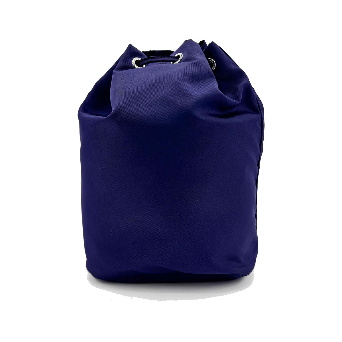 Prada Drawstring Wristlet Bucket Tessuto, Navy, Nylon, Handbag