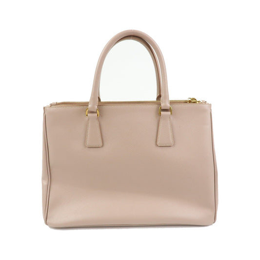 Prada Galliera Saffiano Leather with Applique, Pink, Leather, Handbag
