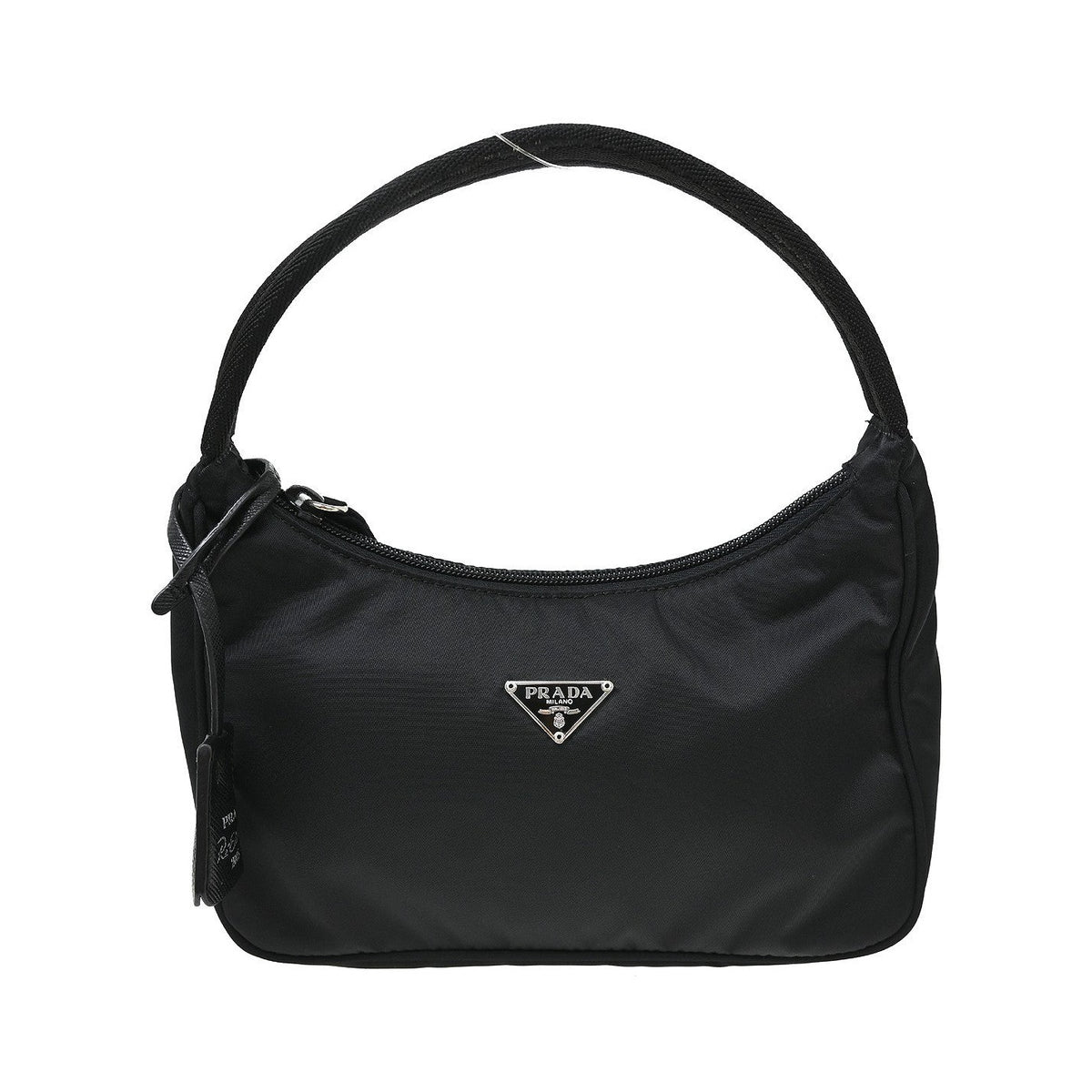 Prada Hobo Tessuto, Black, Nylon, Shoulder Bag