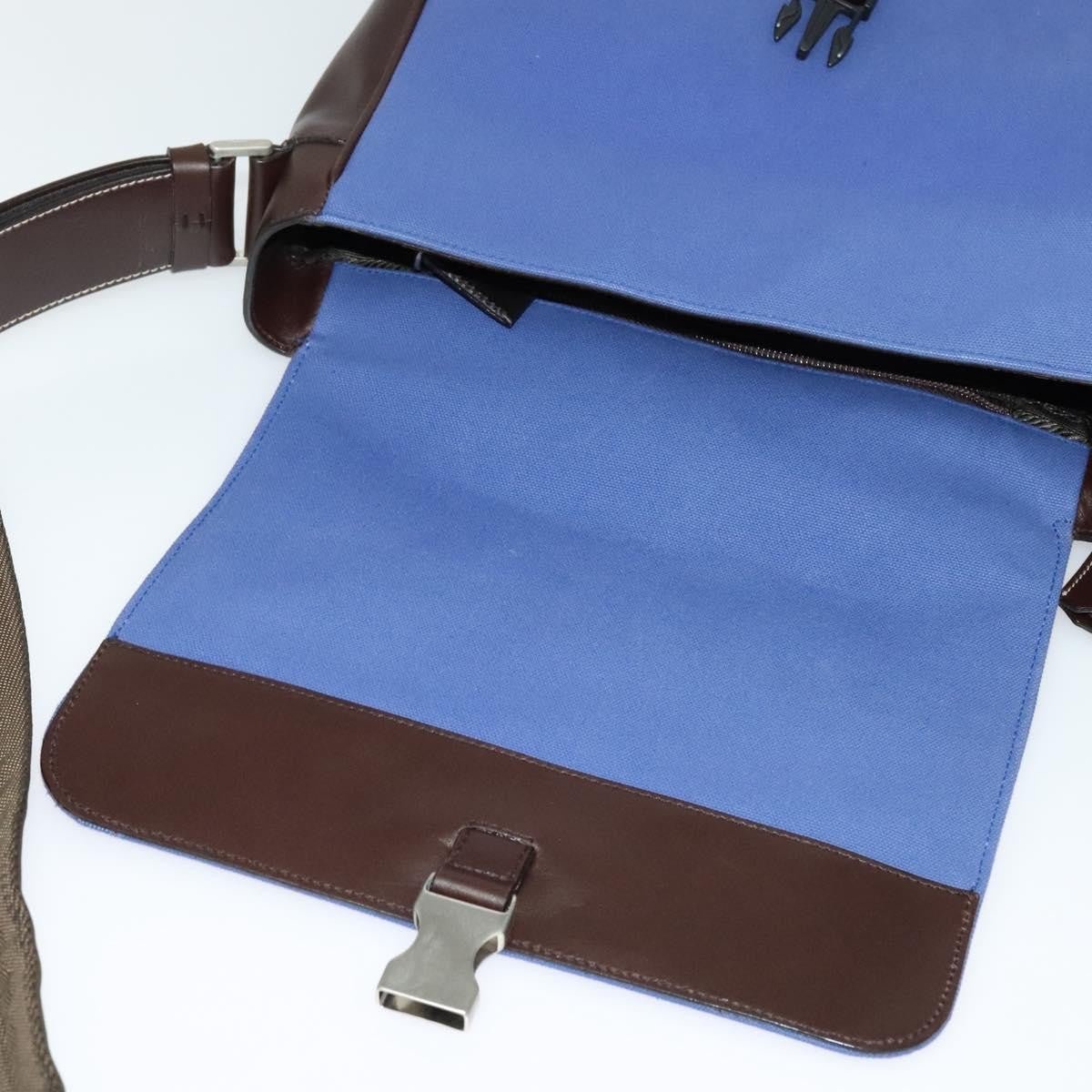Prada Impunturato Buckle Flap Messenger Bag - Brandsamsara