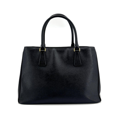 Prada Lux Open Saffiano Leather, Black, Leather, Tote Bag
