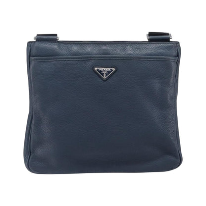 Prada Messenger Saffiano Leather, Navy, Leather, Handbag