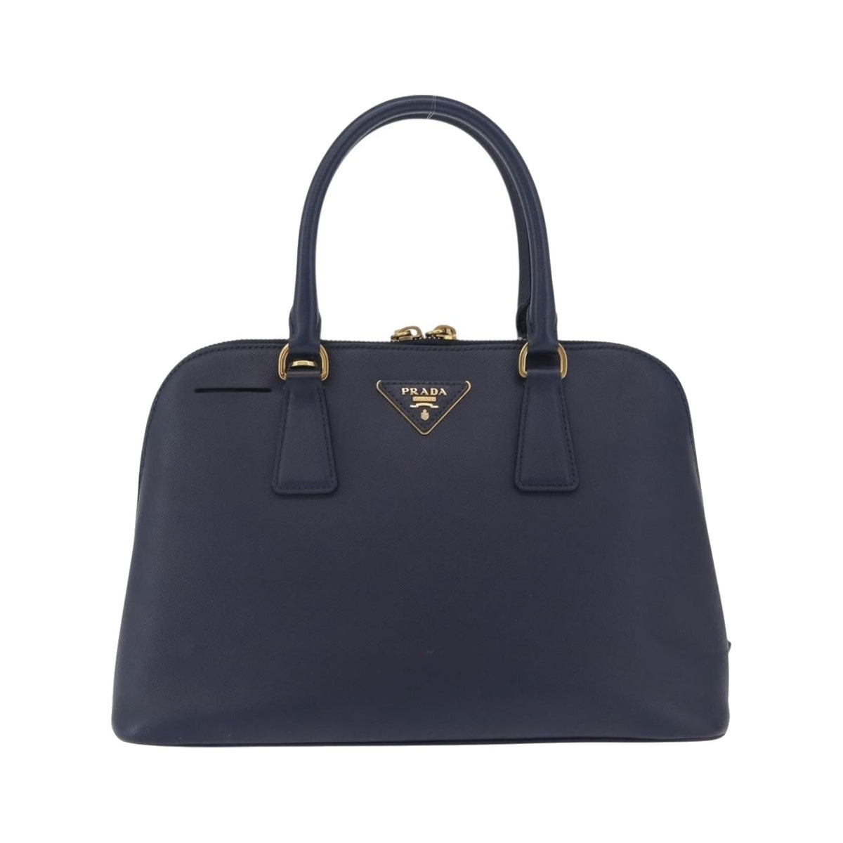 Prada Promenade Saffiano Leather, Navy, Leather, Handbag