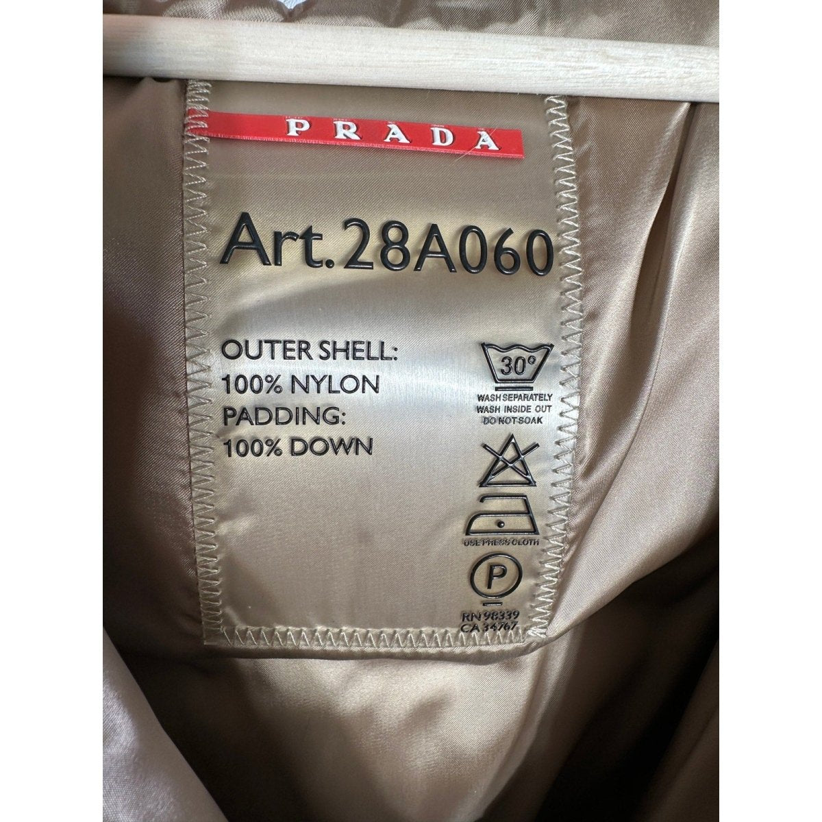 Prada Puffer Down Jacket - Brandsamsara
