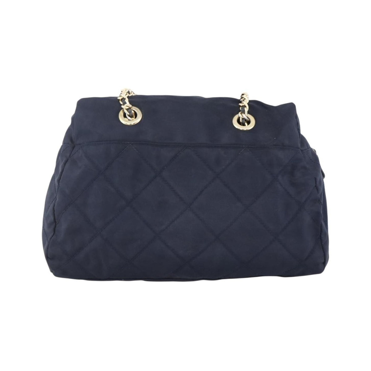 Prada Re-Edition 1995 Chain Quilted Re-Nylon, Navy, Nylon, Tote Bag